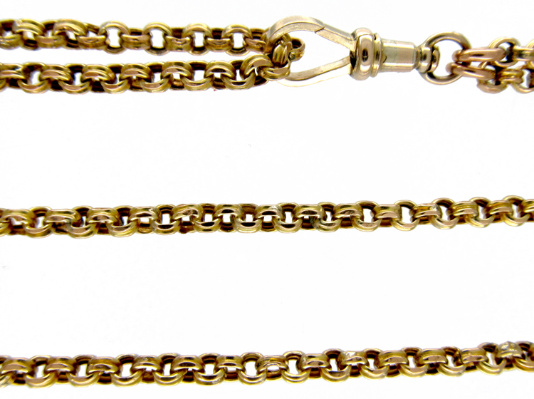 Victorian 9ct Gold Guard Chain (127D) | The Antique Jewellery Company