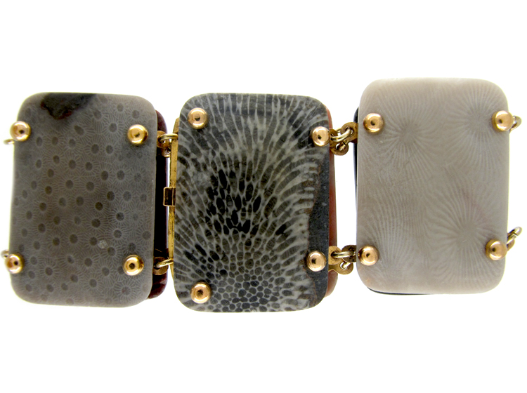 Torquay Regency Fossil Bracelet (967C) The Antique Jewellery Company