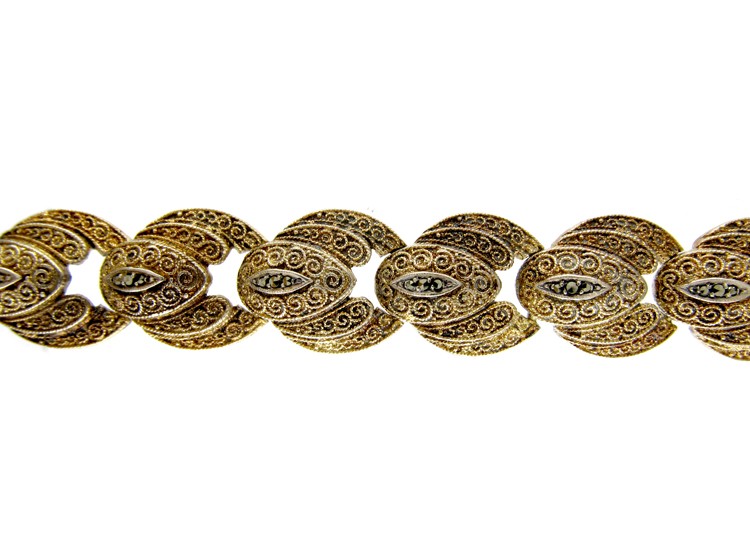 Theodor Farhner Silver Gilt Bracelet