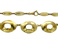 Theodor Farhner Silver Gilt Necklace