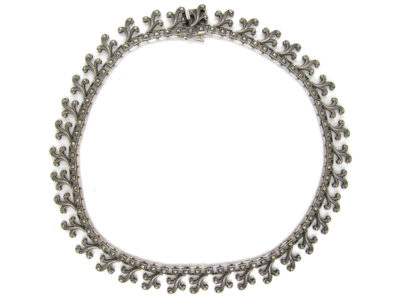Silver & Marcasite Collar