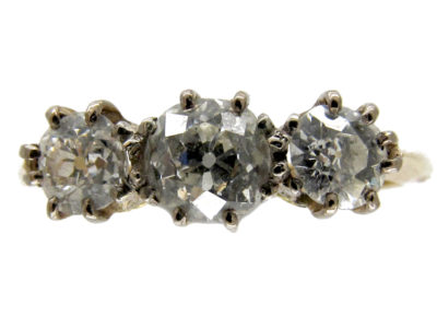 Diamond Three Stone Ring