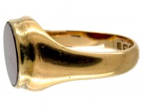 Carnelian & Gold Signet Ring