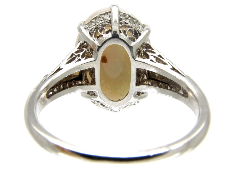 Opal & Diamond Edwardian Dress Ring