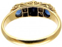 Victorian Sapphire & Diamond Engagement Ring