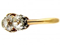 Diamond Three Stone Edwardian Ring