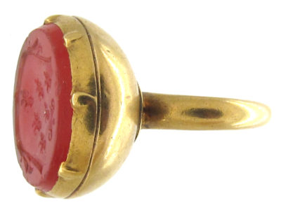 Georgian Gold & Cornelian Seal