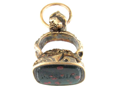 Georgian Gold & Bloodstone Small Seal