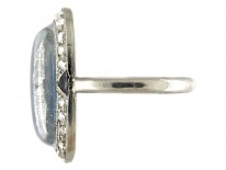 Cartier Moonstone & Diamond Deco Ring