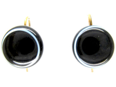 Banded Sardonyx Earrings