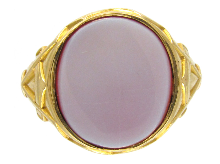 Masonic 18ct Gold Victorian Signet Ring
