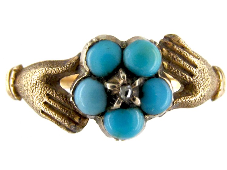 Turquoise 'Forget Me Not' Regency Ring