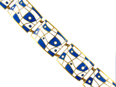 Retro Enamel Metal Bracelet