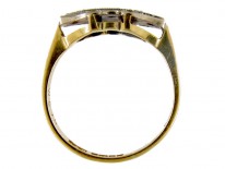 Diamond 18ct Gold & Platinum Art Deco Ring