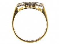 Diamond 18ct Gold & Platinum Art Deco Ring