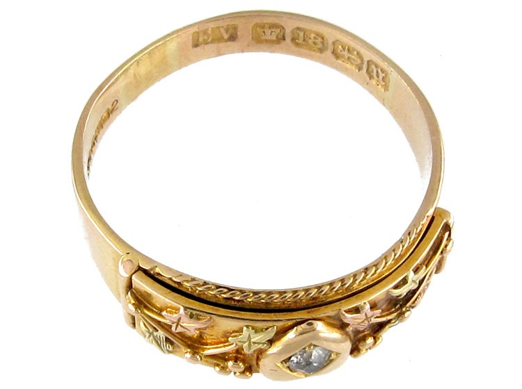 Opening Darling Victorian Gold Ring