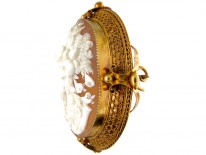 Victorian 18ct Gold Cameo Brooch