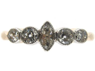 Diamond Edwardian Five Stone Ring