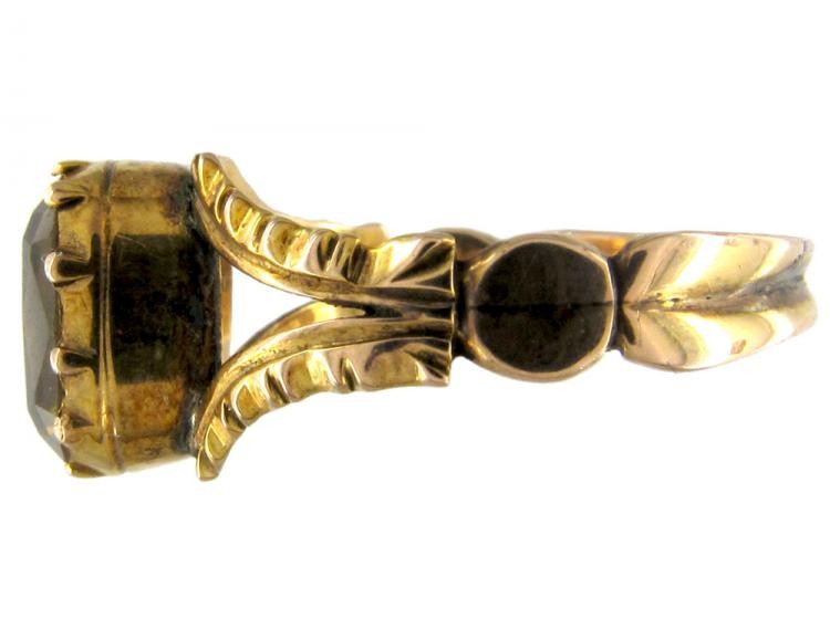 Georgian 15ct Gold & Topaz Ring