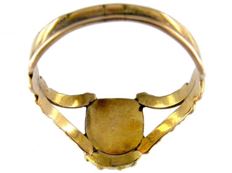 Georgian 15ct Gold & Topaz Ring