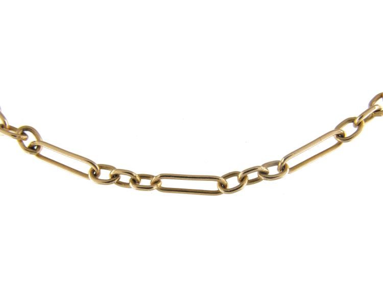 9ct Gold Edwardian Open Link Chain