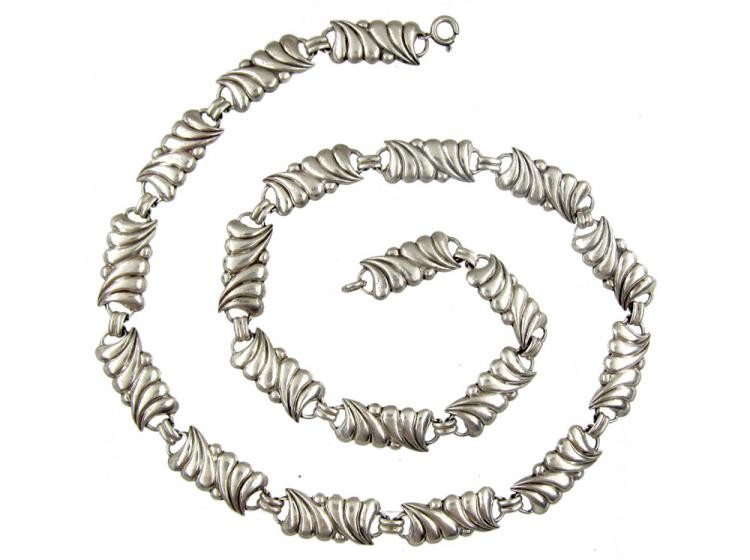 Austrian Silver Art Nouveau Necklace