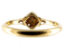 Diamond Shape Diamond Art Deco Ring