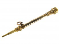 Victorian Gold Pencil Charm