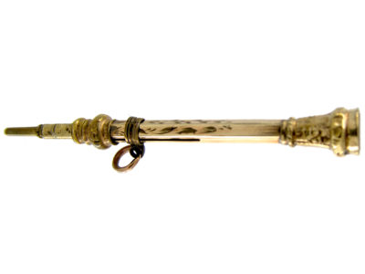 Victorian Gold Pencil Charm