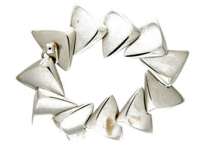 Hans Hansen Silver Scale Bracelet
