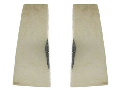 Silver Modernist Earrings