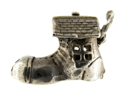 Silver Boot Charm