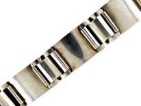 Polar Bear Silver & Enamel Bracelet