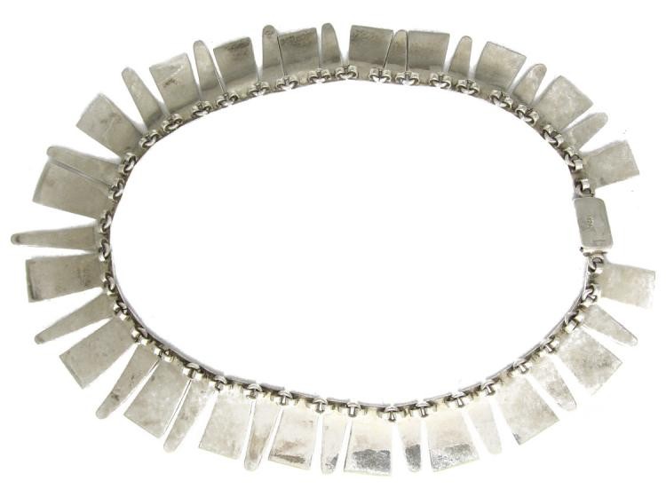 Modernist Silver Necklace
