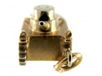 Two Colour Gold Tank Charm