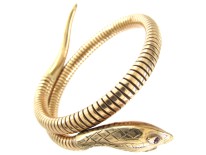 9ct Yellow Gold Snake Bangle