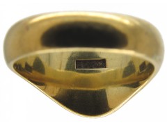 14ct Gold Signet Ring with Good Crest