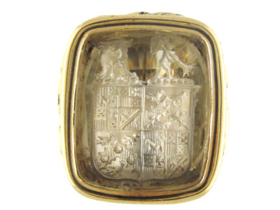 Georgian Gold Cased Seal with Citrine Intaglio