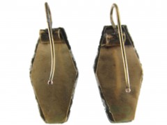 Georgian Vauxhall Glass Earrings