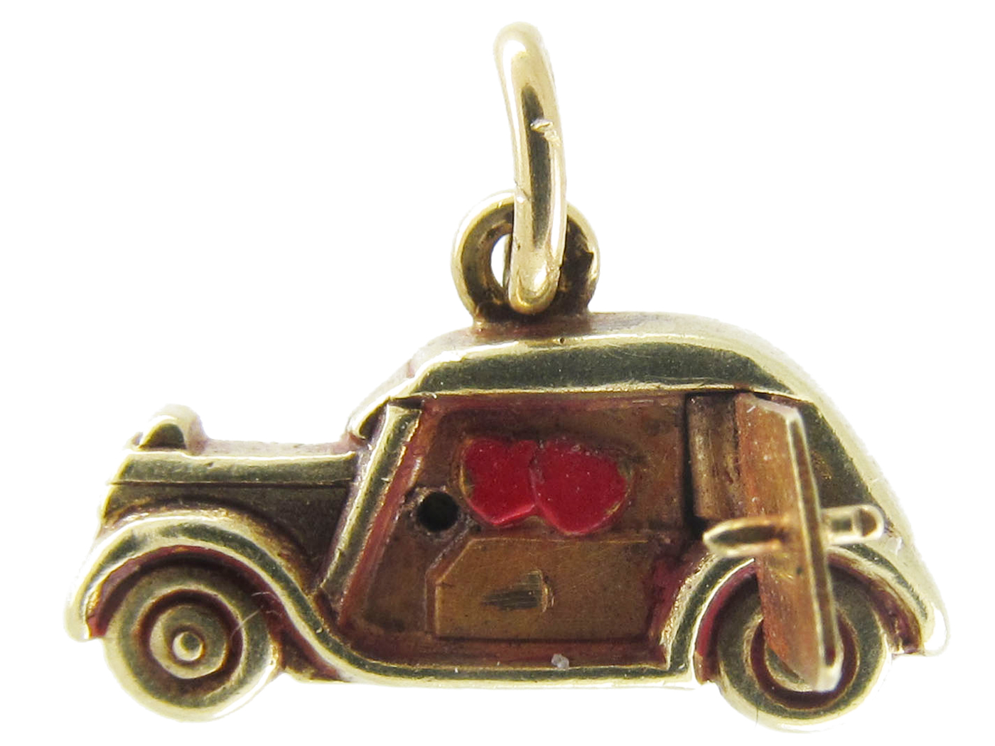 RollsRoyce Gold Opening Charm (197E) The Antique Jewellery Company