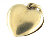 Gold Opening Heart Charm
