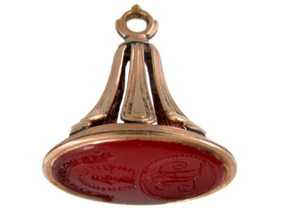 Georgian Gold & Carnelian Seal Pendant