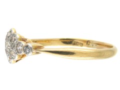 Daisy Diamond Cluster Edwardian Ring