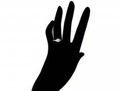 Daisy Diamond Cluster Edwardian Ring