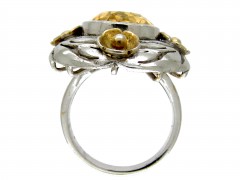 Silver & Citrine Arts & Crafts Ring