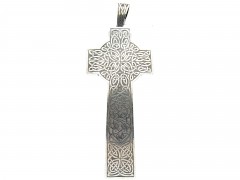 Victorian Silver Celtic Cross Pendant