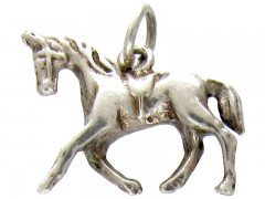 Silver Horse Charm