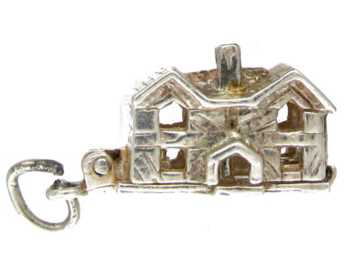 Silver Home Sweet Home Charm