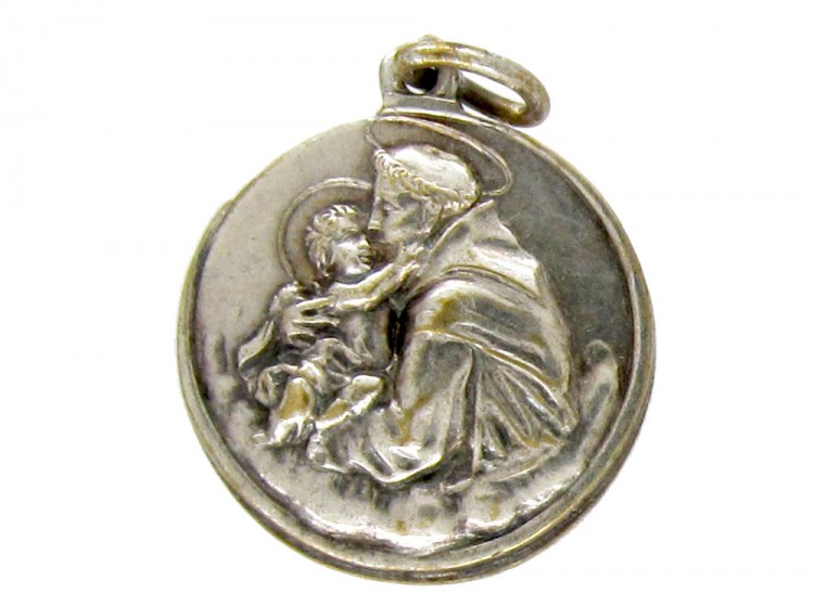 Silver St Francis Charm