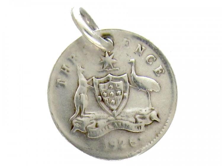 Silver Australian Coin Charm